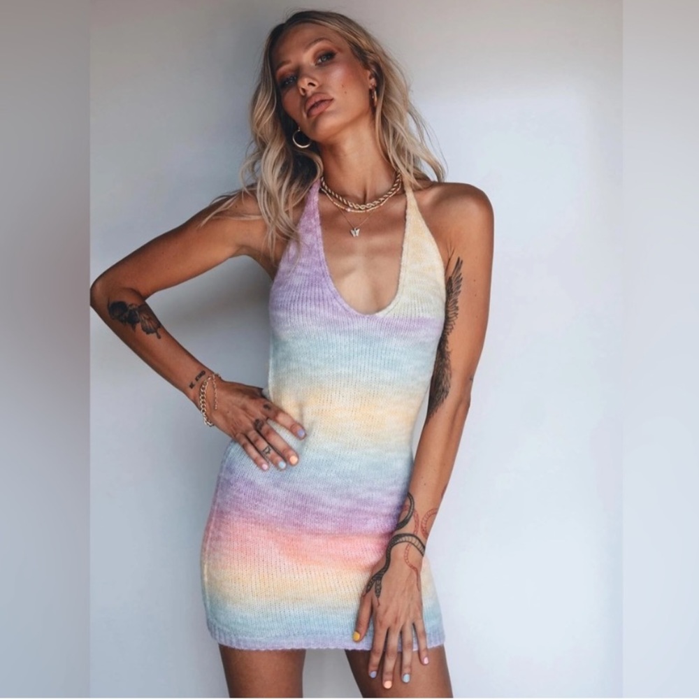 Princess Polly Blair Mini Dress Rainbow